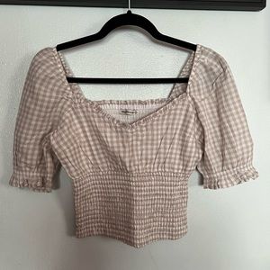 Abercrombie and Fitch Puff Sleeve Top